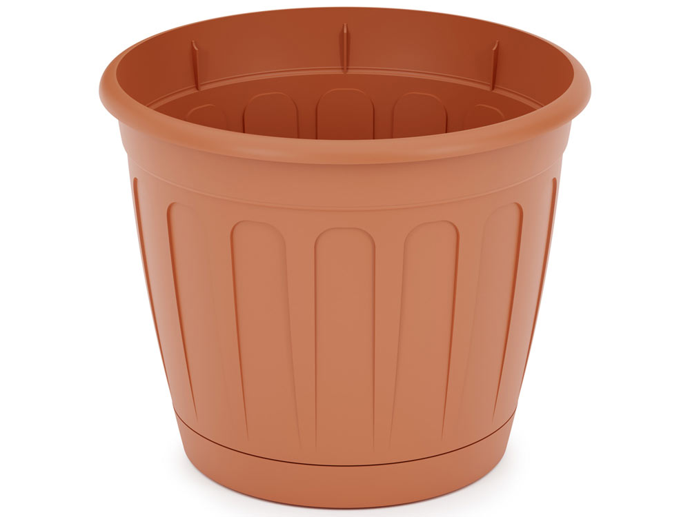 Горшок цветочный Дионис 2,6л (коричневый)