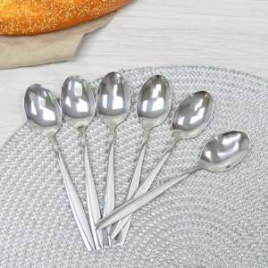 Набор чайных ложек "№4" 6 штук нерж, NNOSO-61