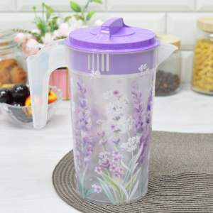 Кувшин 1,2л с крышкой "Lavender"