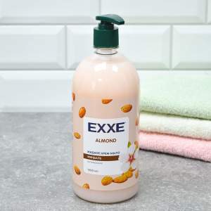 Крем-мыло жидкое "Миндаль" 1л, EXXE