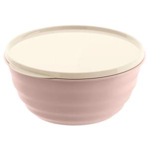 Миска 1,1л с крышкой "Latina", бежевый