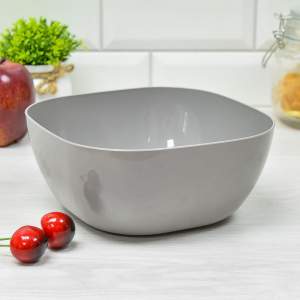 Салатник 2л "Смарт", пыльно-серый