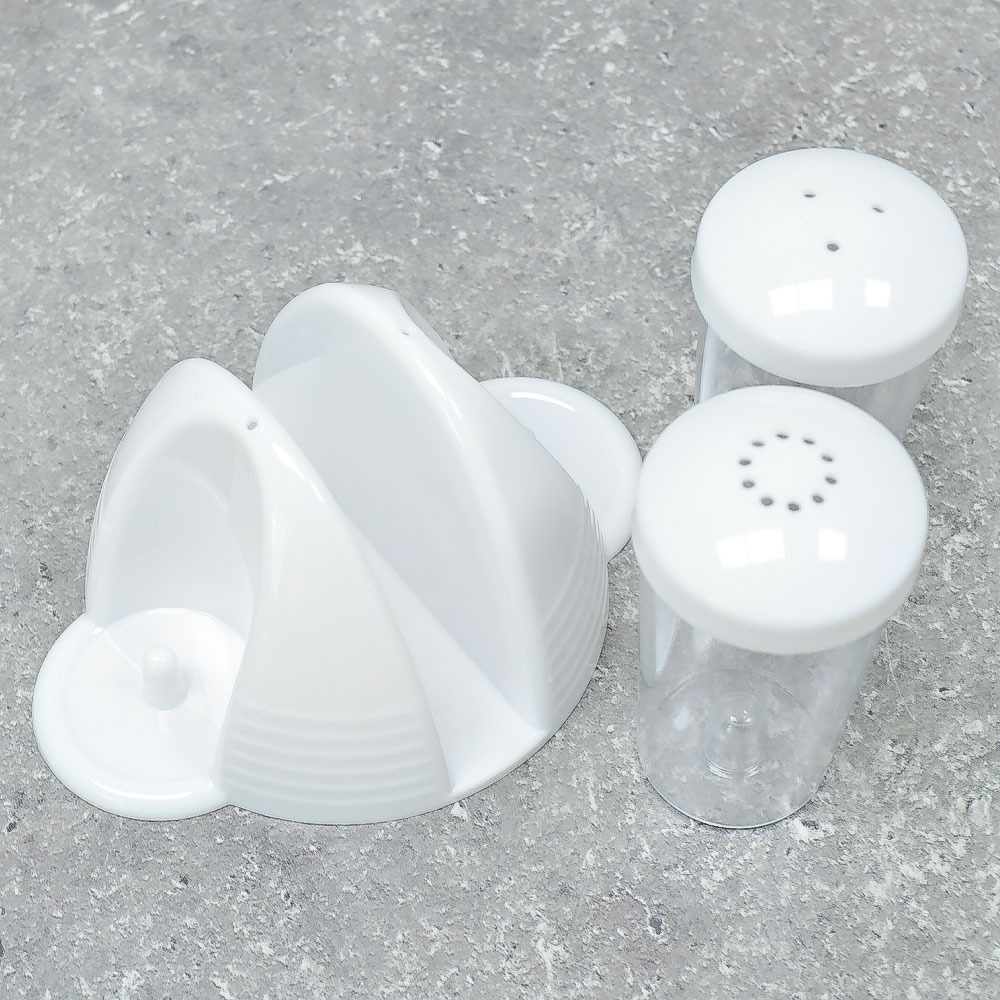 «Набор для специй 3 предмета "Oslo", снежно-белый» - фото 1