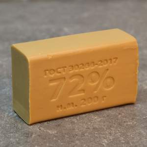 Мыло хозяйственное 72% 200г ММЗ без упаковки, ш/к 70614