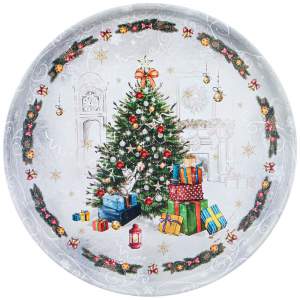 Поднос сервировочный "Новый год" 33*2,1см, 898-130