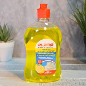 Средство для мытья посуды 500мл концентрат "Лимон" Laima Professional