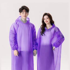 Дождевик 76*115см, фиолетовый, EVA