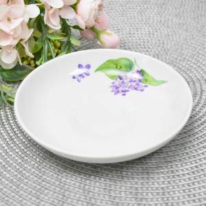 Блюдце 150мм форма 651 Сирень