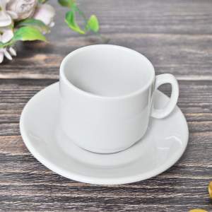 Кофейная пара 100мл форма Мокко Без деколи