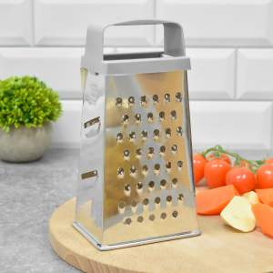 Терка 4-х гранная с пластиковой ручкой, 11*8,5*22см 31750