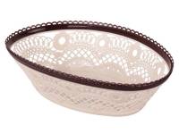 Сухарница "Кружево", бежевый